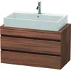 Image de Duravit DuraStyle meuble sous-lavabo pour console compacte, 2 tiroirs, 900mm, DS530807979