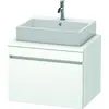 Image de Duravit DuraStyle meuble sous-lavabo pour console, 1 tiroir, 700mm, DS531101818