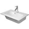 Image de Duravit - Me By Starck - Lavabo Pour Meuble Compact 63x40 Cm, Avec 1 Trou, Blanc Alpin 2342630000