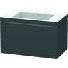 Image de Duravit L-Cube c-bonded Ensemble suspendu, 1 tiroir, sans trop-plein, sans trou pour robinetterie, 800x500x480mm, LC6917N4949