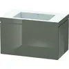 Image de Duravit L-Cube c-bonded Ensemble suspendu, 1 tiroir, sans trop-plein, sans trou pour robinetterie, 800x500x480mm, LC6917N8989