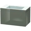 Image de Duravit - L-cube Meuble Vasque C-bonded Avec Socle, Suspendue Au