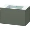 Image de Duravit L-Cube c-bonded Ensemble suspendu, 1 tiroir, sans trop-plein, sans trou pour robinetterie, 800x500x480mm, LC6917N9090