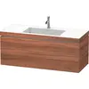 Image de Duravit L-Cube c-bonded Ensemble suspendu, 1 tiroir, sans trop-plein, 1 trou pour robinet, 1200x500x480mm, LC6919O7979