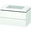 Image de Duravit L-Cube c-bonded Ensemble suspendu, 2 tiroirs, sans trop-plein, sans trou pour robinetterie, 800x500x480mm, LC6927N1818