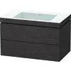 Image de Duravit L-Cube c-bonded Ensemble suspendu, 2 tiroirs, sans trop-plein, sans trou pour robinetterie, 800x500x480mm, LC6927N7272