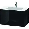 Image de Duravit L-Cube c-bonded Ensemble suspendu, 2 tiroirs, sans trop-plein, 1 trou pour robinet, 800x500x480mm, LC6927O4040