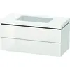 Image de Duravit L-Cube c-bonded Ensemble suspendu, 2 tiroirs, sans trop-plein, sans trou pour robinetterie, 1000x500x480mm, LC6928N8585