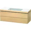 Image de Duravit L-Cube c-bonded Ensemble suspendu, 2 tiroirs, sans trop-plein, sans trou pour robinetterie, 1200x500x480mm, LC6929N7171