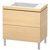 Image de Duravit Lc6937n7171 Wtu L-cube Avec Vero Air 698x800x480mm