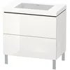 Image de Duravit - Lavabo Pour Meuble En L-cube Avec Socle Sur Pied, 80x48