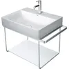 Image de Duravit DuraSquare console en métal 66,5x45,1cm, pour lavabo 235360, montage mural, 0031021000