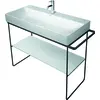 Image de Duravit DuraSquare console en métal 106,5x45,1cm, pour lavabo 235310, sur pied, 0031031000