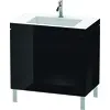 Image de Duravit L-Cube c-bonded Ensemble vertical, 2 tiroirs, sans trop-plein, 1 trou pour robinet, 800x698x480mm, LC6937O4040
