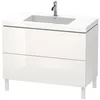 Image de Duravit - L-cube Meuble Lavabo C-bonded Avec Socle Sur Pied, 100x48