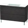 Image de Duravit L-Cube c-bonded Ensemble vertical, 2 tiroirs, sans trop-plein, sans trou pour robinetterie, 1200x698x480mm, LC6939N7272