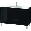Image de Duravit L-Cube c-bonded Ensemble vertical, 2 tiroirs, sans trop-plein, 1 trou pour robinet, 1200x698x480mm, LC6939O4040