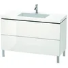 Image de Duravit - L-cube Meuble Lavabo C-bonded Avec Socle Sur Pied, 120x48