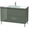 Image de Duravit - L-cube Meuble Lavabo C-bonded Avec Socle Sur Pied, 120x48