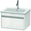 Image de Duravit Ketho bâti-support lavabo suspendu, 600x410x475 mm, 1 tiroir, pour ME by Starck 233663, KT641802222