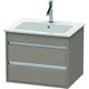 Image de Duravit Ketho bâti-support lavabo suspendu, 600x480x475 mm, 2 tiroirs, pour ME by Starck 233663, KT642804343