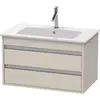 Image de Duravit Ketho bâti-support lavabo suspendu, 800x480x475 mm, 2 tiroirs, pour ME by Starck 233683, KT642909191