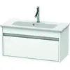 Image de Duravit Ketho bâti-support lavabo suspendu, Compact, 800x410x385 mm, 1 tiroir, pour ME by Starck 234283, KT642301818
