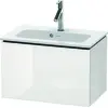 Image de Duravit L-Cube Meuble sous-lavabo suspendu, Compact, 1 tiroir, 620x400x391mm, LC615602222