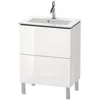 Image de Duravit - L-cube Meuble Sous-lavabo Vertical Compact, 2 Tiroirs,