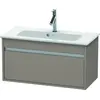 Image de Duravit Ketho bâti-support lavabo suspendu, Compact, 800x410x385 mm, 1 tiroir, pour ME by Starck 234283, KT642304343