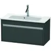 Image de Duravit Ketho bâti-support lavabo suspendu, Compact, 800x410x385 mm, 1 tiroir, pour ME by Starck 234283, KT642304949