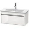 Image de Duravit Ketho bâti-support lavabo suspendu, Compact, 800x410x385 mm, 1 tiroir, pour ME by Starck 234283, KT642309191
