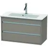 Image de Duravit Ketho bâti-support lavabo suspendu, Compact, 800x480x385 mm, 2 tiroirs, pour ME by Starck 234283, KT645304343