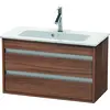 Image de Duravit Ketho bâti-support lavabo suspendu, Compact, 800x480x385 mm, 2 tiroirs, pour ME by Starck 234283, KT645307979