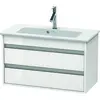 Image de Duravit Ketho bâti-support lavabo suspendu, Compact, 800x480x385 mm, 2 tiroirs, pour ME by Starck 234283, KT645302222