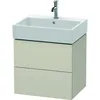 Image de Duravit - Meuble Sous-lavabo L-cube, Suspendu, 2 Tiroirs, 58,4 X
