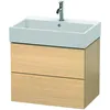 Image de Duravit - L-cube Meuble Sous-lavabo Suspendu, 2 Tiroirs, 68,4 X