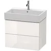 Image de Duravit - L-cube Meuble Sous-lavabo Suspendu, 2 Tiroirs, 68,4 X