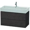 Image de Duravit - L-cube Meuble Sous-lavabo Suspendu, 2 Tiroirs, 98,4 X