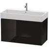 Image de Duravit - L-cube Meuble Sous-lavabo Suspendu, 2 Tiroirs, 98,4 X