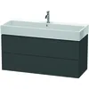Image de Duravit - L-cube Meuble Sous-lavabo Suspendu, 2 Tiroirs, 118,4 X