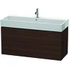Image de Duravit - L-cube Meuble Sous-lavabo Suspendu, 2 Tiroirs, 118,4 X