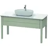 Image de Duravit Luv bâti-support pour lavabo à poser LU9561, 1338 x 570 mm, 1 tiroir, LU956106060