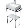 Image de Duravit DuraSquare console en métal 51,6x33,3cm, pour lavabo 073245, sur pied, 0031094600