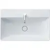 Image de Duravit Lave-mains À Poser Durasquare 800mm Sans Trop-plein, Avec Plage De Robinetterie, 1 Trou De Robinetterie, Blanc, 2353800041
