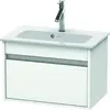 Image de Duravit Ketho bâti-support lavabo suspendu, Compact, 600x410x385 mm, 1 tiroir, pour ME by Starck 234263, KT642201818