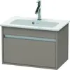 Image de Duravit Ketho bâti-support lavabo suspendu, Compact, 600x410x385 mm, 1 tiroir, pour ME by Starck 234263, KT642204343