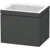 Image de Duravit - L-cube Meuble Vasque C-bonded Avec Socle, Suspendue Au