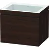 Image de Duravit L-Cube c-bonded Ensemble suspendu, 1 tiroir, sans trop-plein, sans trou pour robinetterie, 600x500x480mm, LC6916N6969