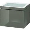 Image de Duravit L-Cube c-bonded Ensemble suspendu, 1 tiroir, sans trop-plein, sans trou pour robinetterie, 600x500x480mm, LC6916N8989